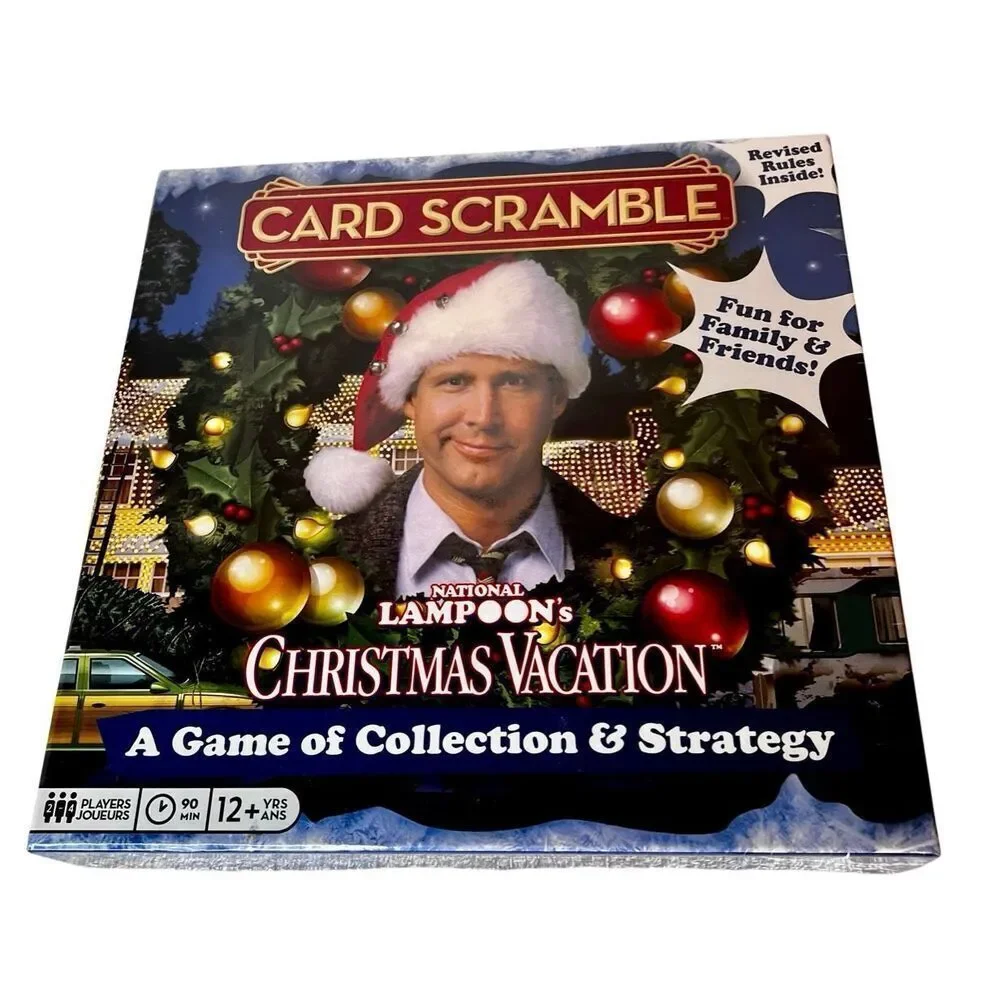 National Lampoon's Christmas Vacation Card Scramble Board Game New Sealed